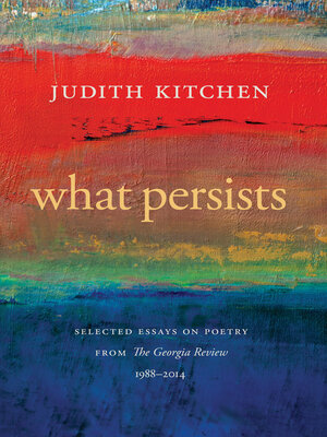 cover image of What Persists